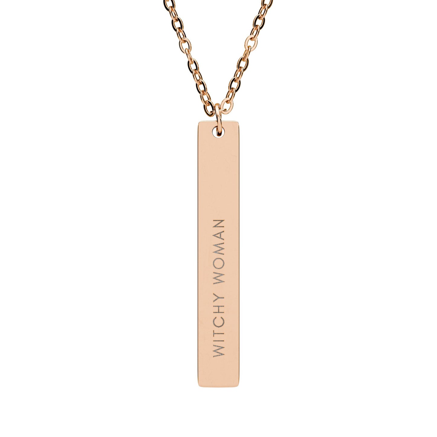 Witchy Woman | 18K Gold-Plated Vertical Bar Necklace