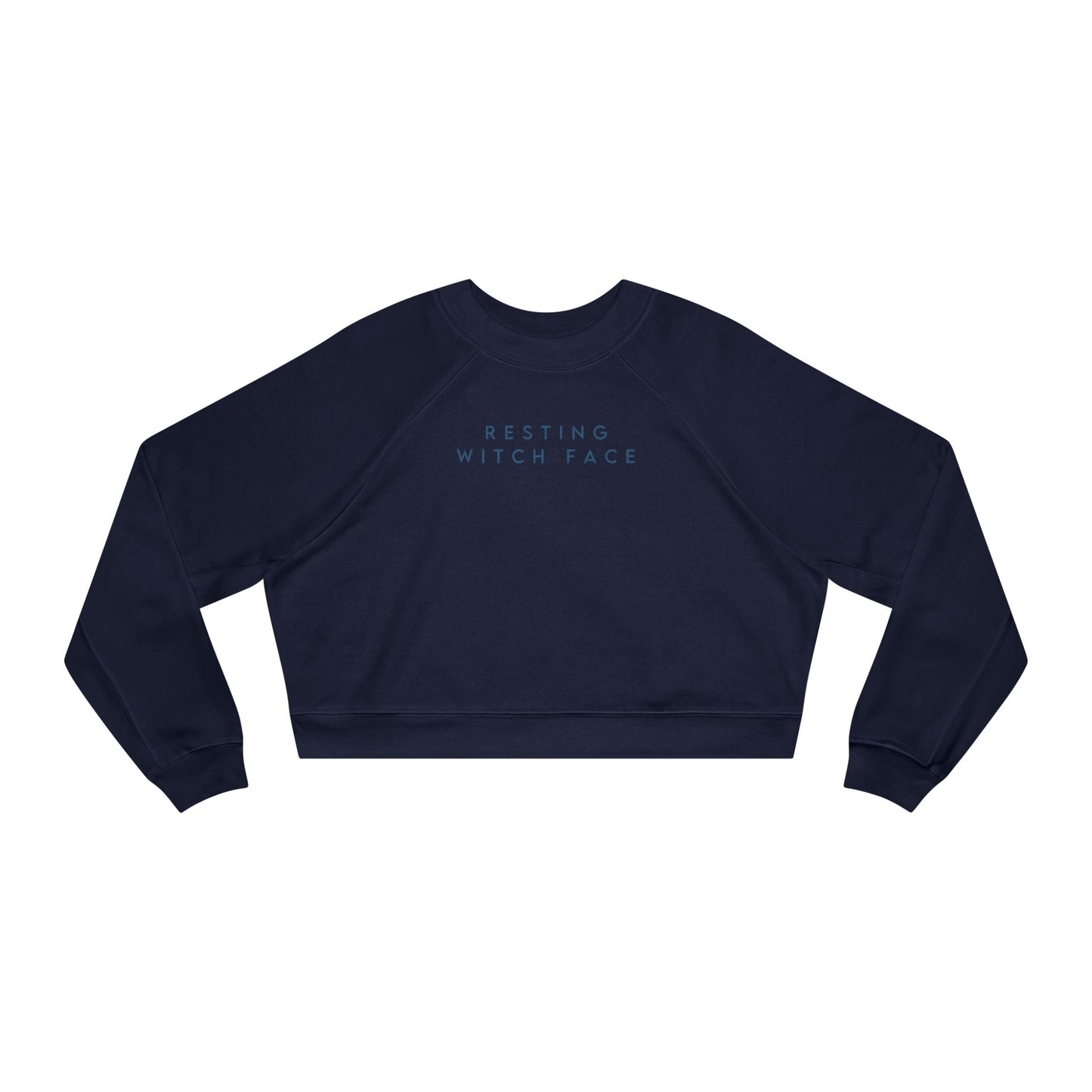 Resting Witch Face | Cropped Fleece Sweatshirt