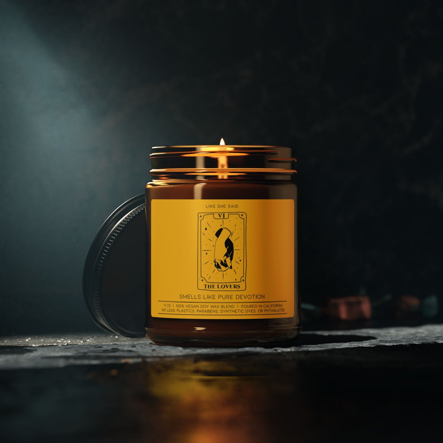 The Lovers Tarot Card | Non Toxic Soy Wax Scented Candles