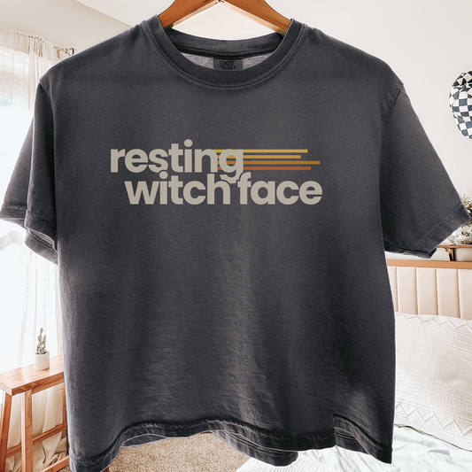 Resting Witch Face | Mid-Length Crop Top