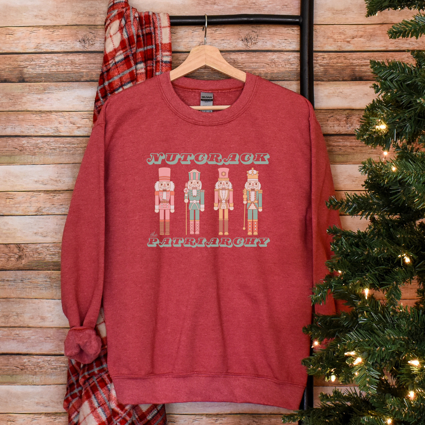Nutcrack the Patriarchy Holiday Sweatshirt
