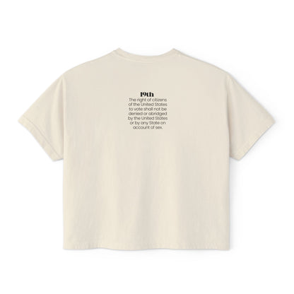 Girls Just Wanna Vote | Mid-Length Crop Top
