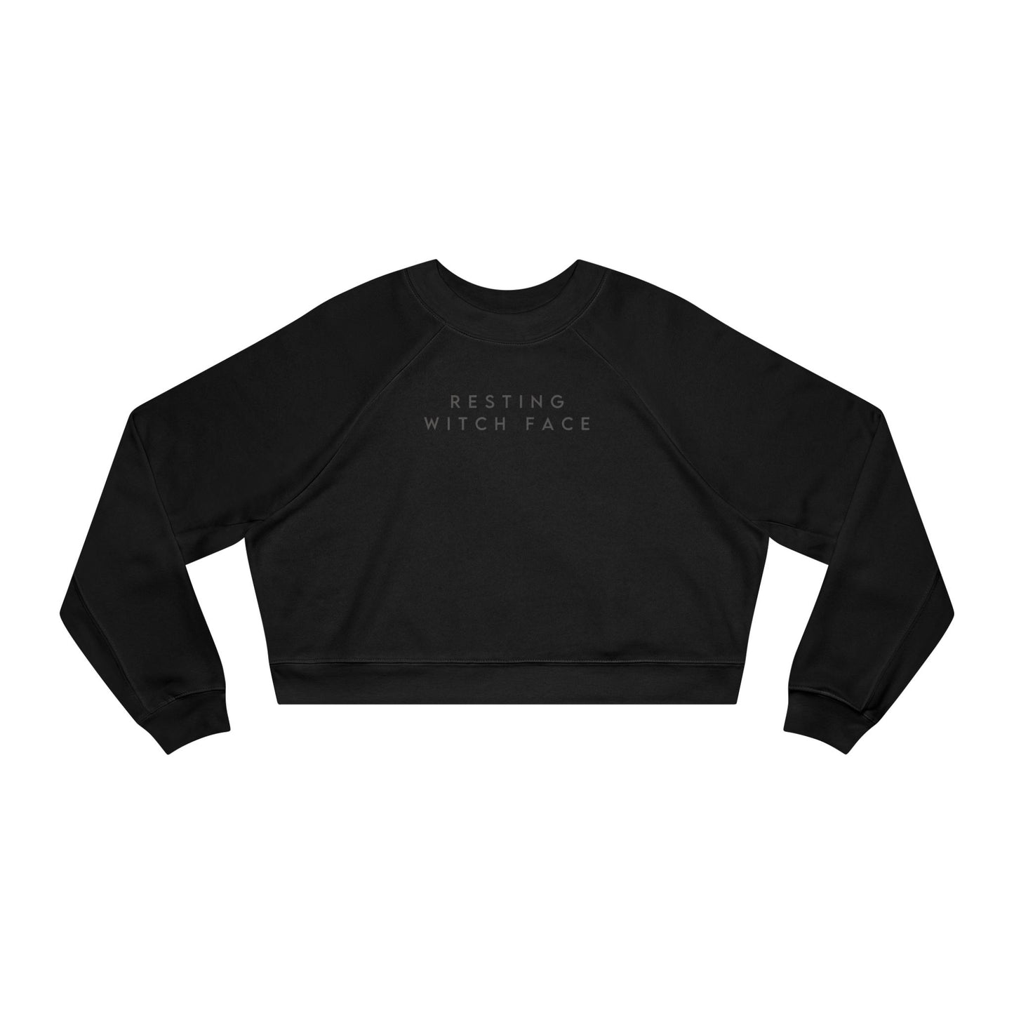 Resting Witch Face | Cropped Fleece Sweatshirt