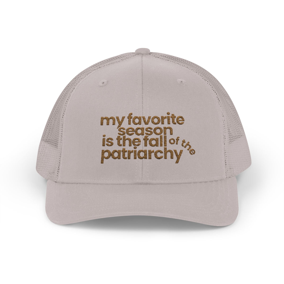 Fall of the Patriarchy | Embroidered Trucker Hat
