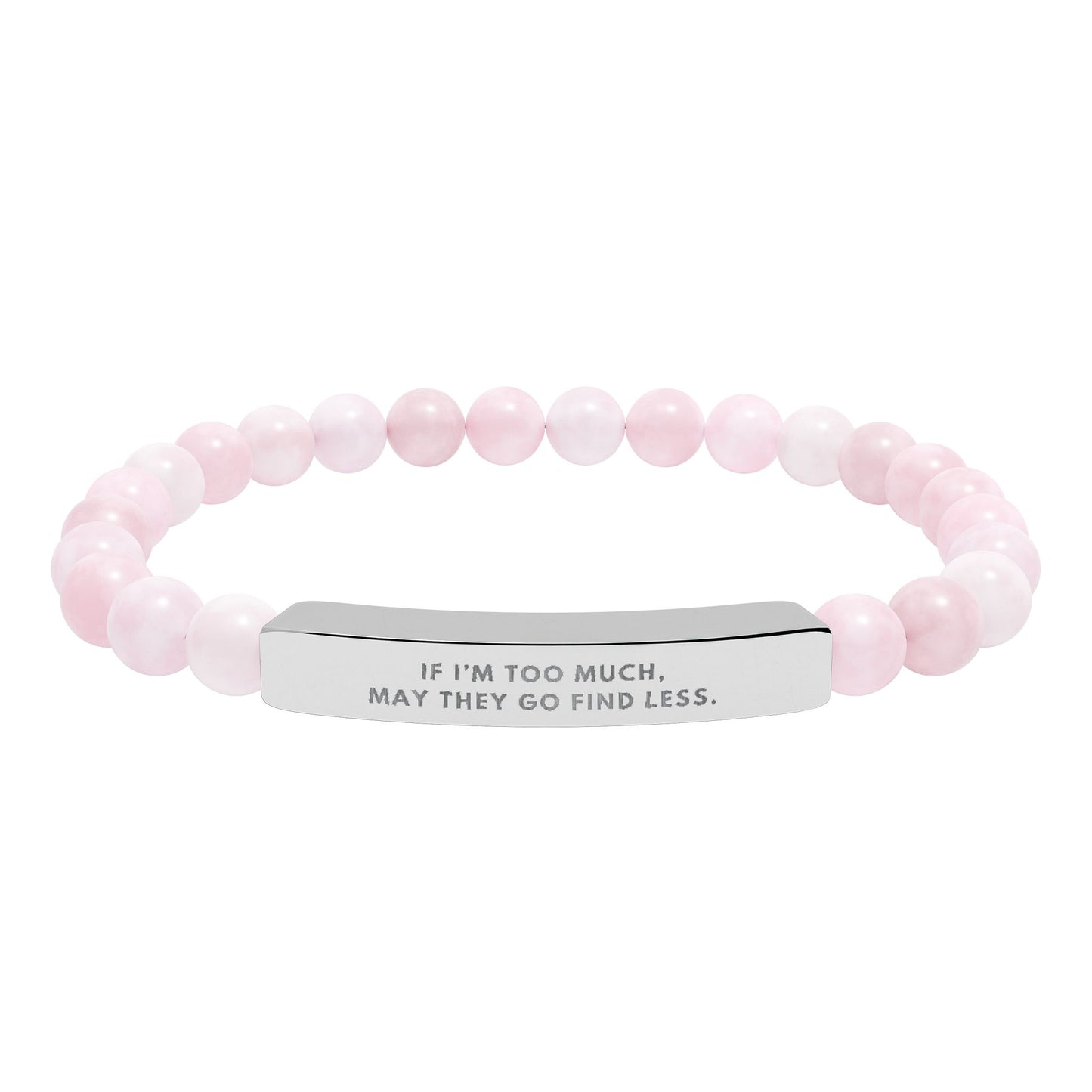 If I'm Too Much, Then Go Find Less | 18K Gold‑Plated Chakra Stone Bracelet