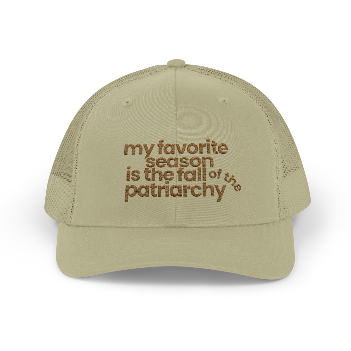 Fall of the Patriarchy | Embroidered Trucker Hat