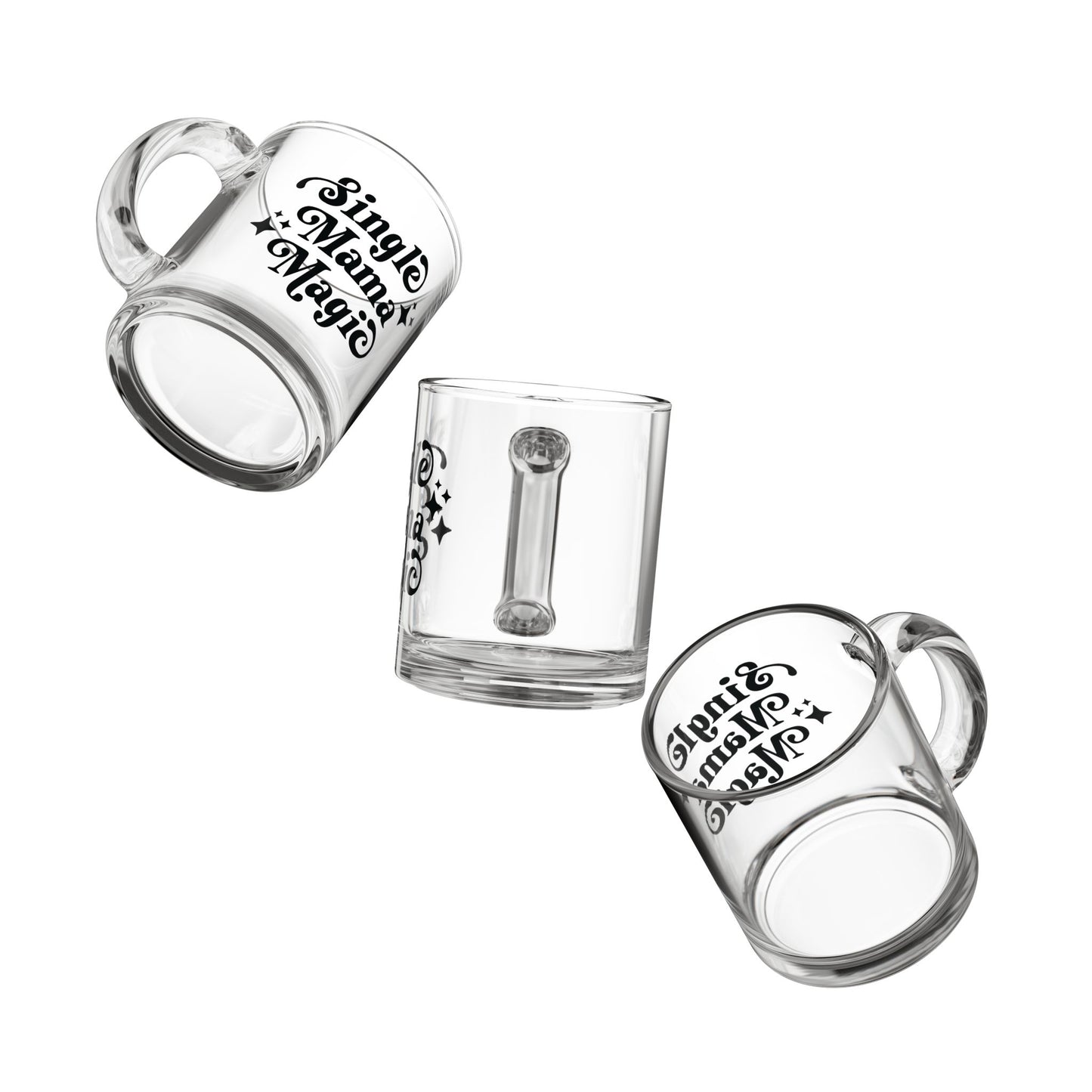 Single Mama Magic | Glass Coffee Mug