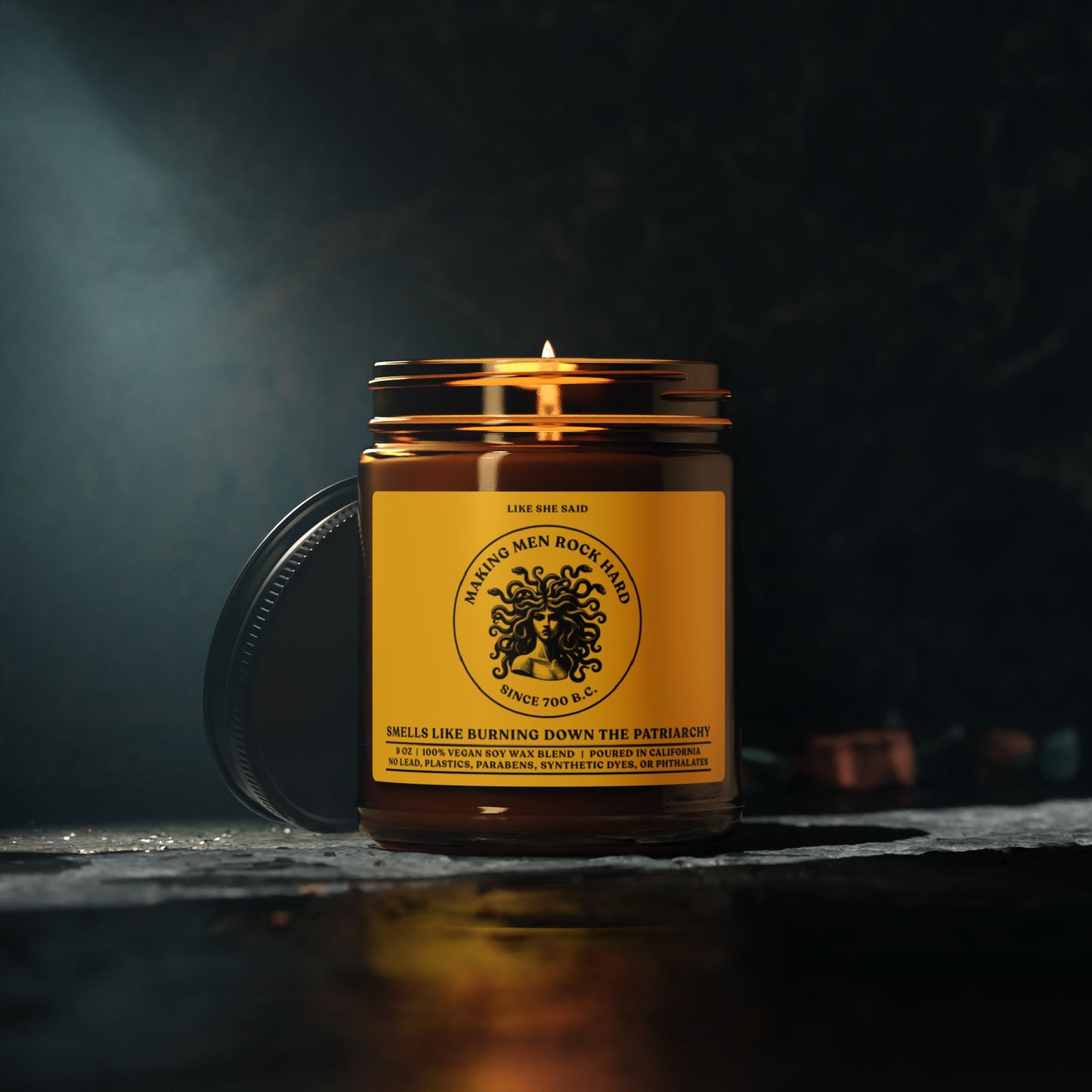 Medusa: Making Men Hard Since 700 B.C. | Non Toxic Soy Wax Scented Candles