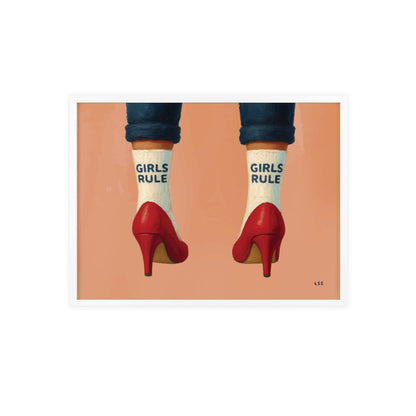 Girls Rule | Framed Art Print