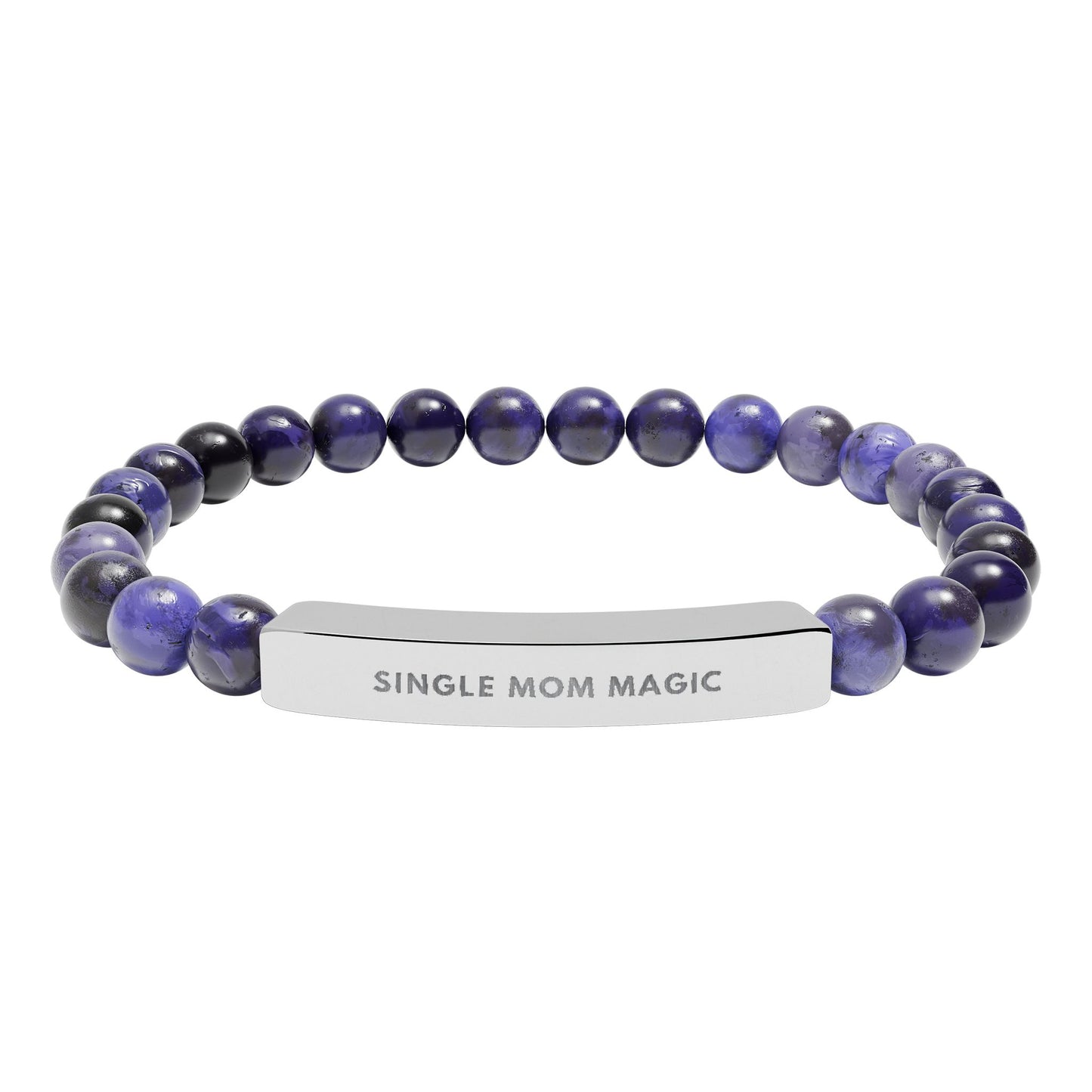 Single Mom Magic | 18K Gold-Plated Chakra Stone Bracelet