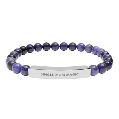 Single Mom Magic | 18K Gold-Plated Chakra Stone Bracelet