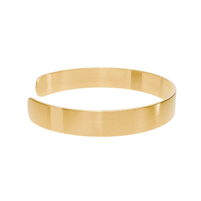 “She Believed She Could, So She Did” 18K Gold-Plated Cuff Bracelet | Secret Inspirational Message for Strong Women