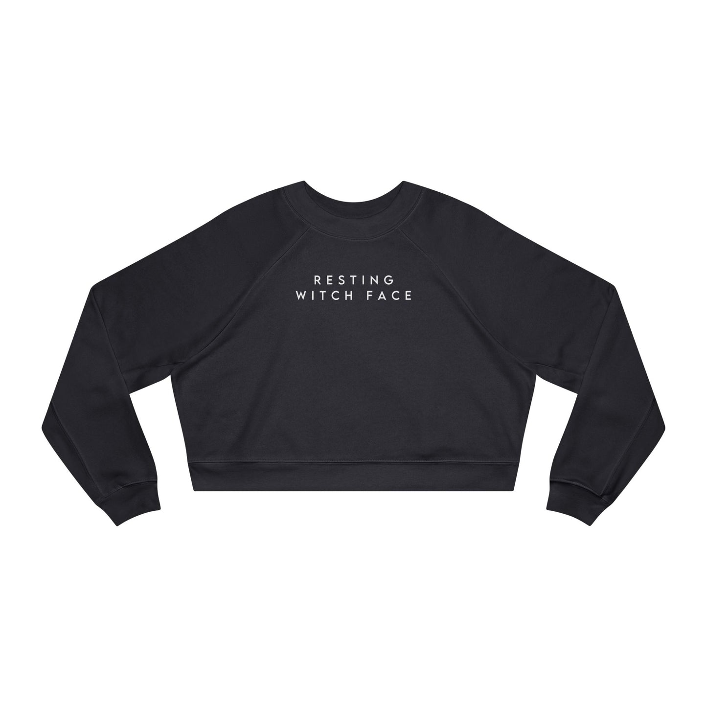 Resting Witch Face | Cropped Fleece Sweatshirt