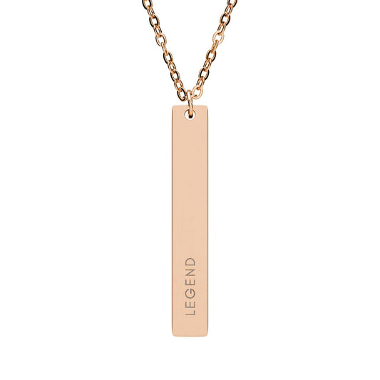 Legend | 18K Gold-Plated Vertical Bar Necklace