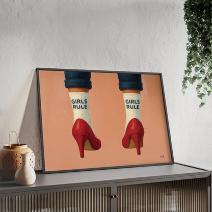 Girls Rule | Framed Art Print