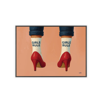 Girls Rule | Framed Art Print