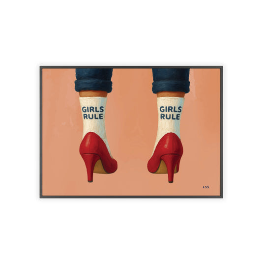 Girls Rule | Framed Art Print