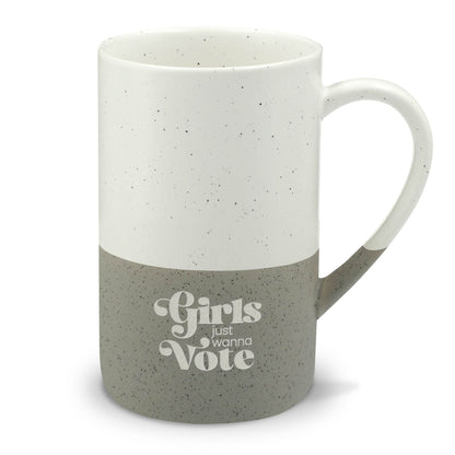 Girls Just Wanna Vote | Color Dipped Ceramic Mug