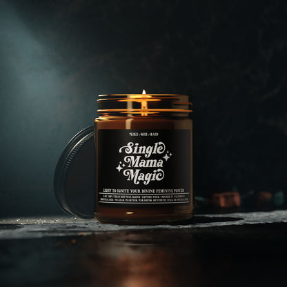 Single Mama Magic Clean Ingredient Scented Vegan Soy Candle | Mother's Day Gift