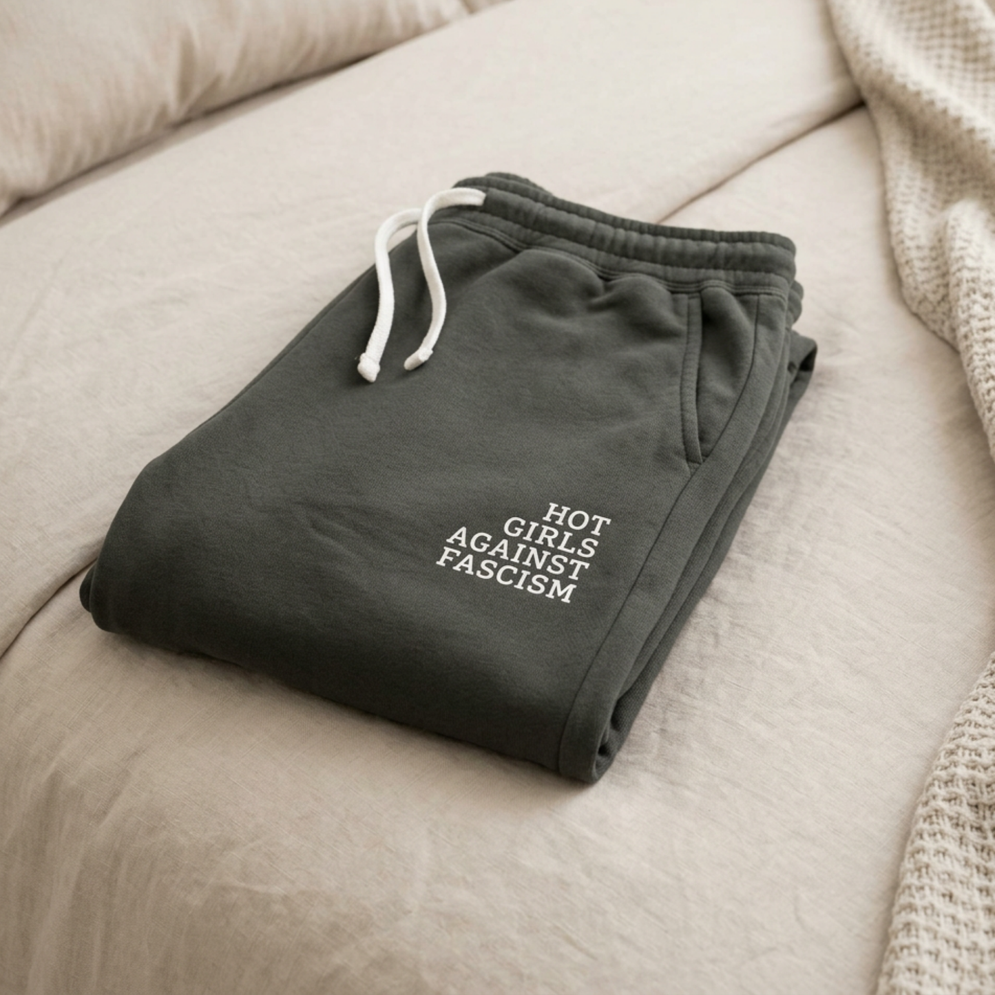 Hot Girls Against Fascism | Cotton Joggers