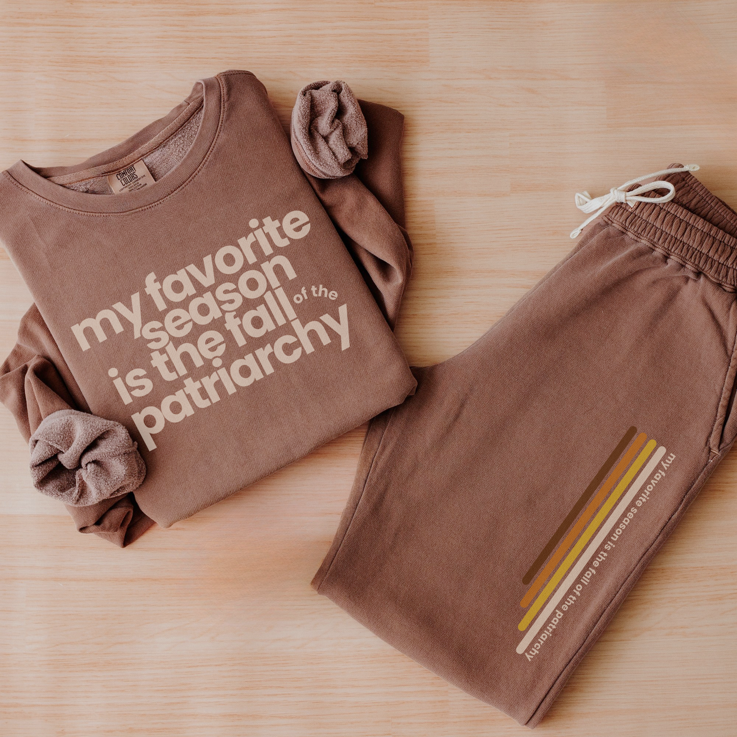 My Favorite Season Is the Fall of the Patriarchy | Cotton Joggers