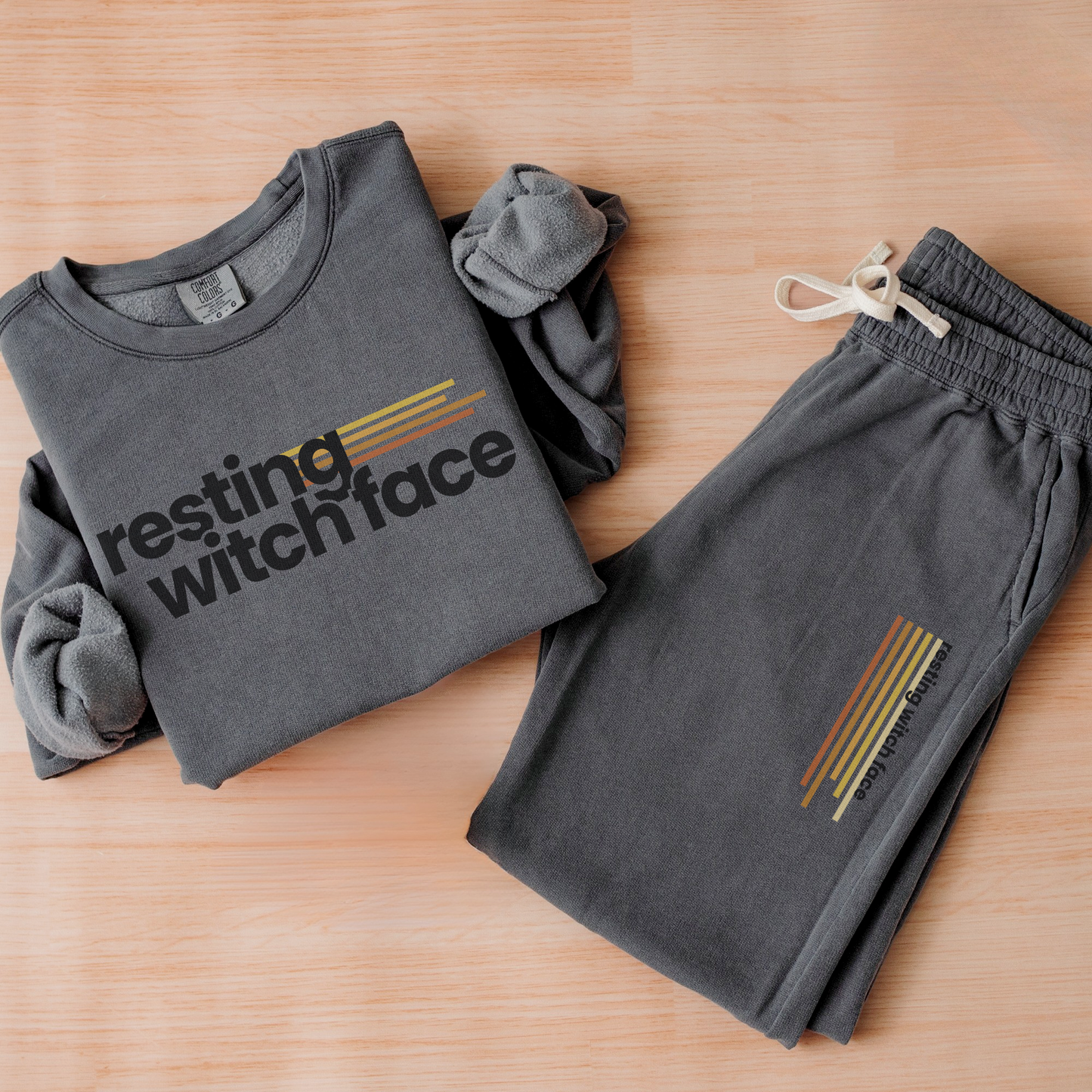 Resting Witch Face | Mid-Length Crewneck Sweatshirt