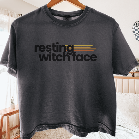 Resting Witch Face | Mid-Length Crop Top