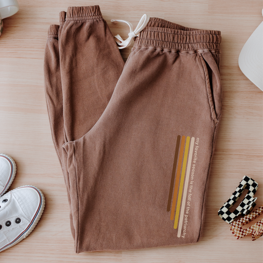 My Favorite Season Is the Fall of the Patriarchy | Cotton Joggers