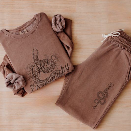 Hex the Patriarchy | Mid-Length Crewneck Sweatshirt