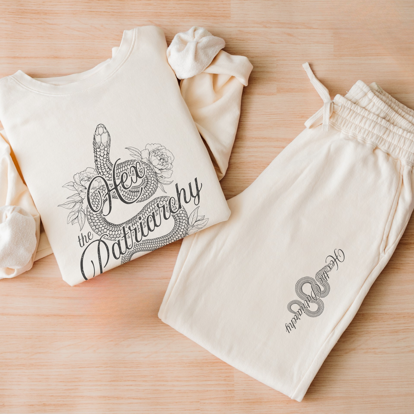 Hex the Patriarchy | Cotton Joggers