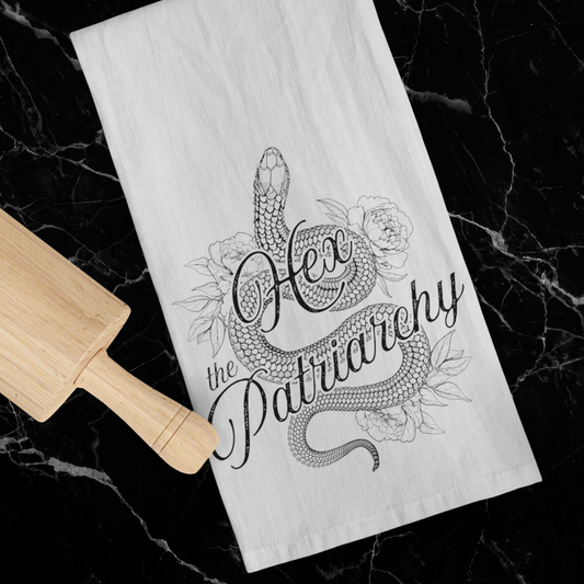 Hex the Patriarchy | Cotton Tea Towel