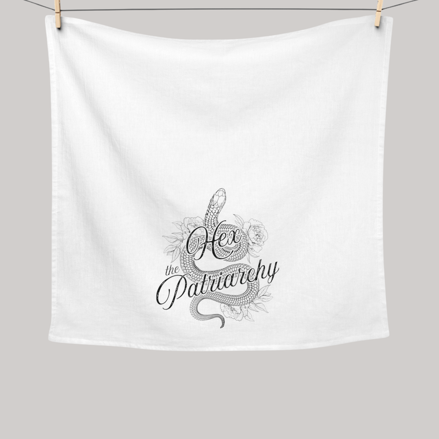 Hex the Patriarchy | Cotton Tea Towel