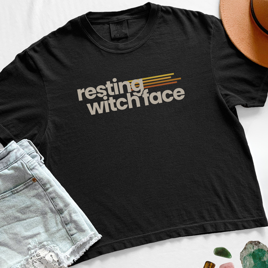 Resting Witch Face | Mid-Length Crop Top