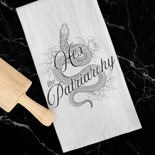Hex the Patriarchy | Cotton Tea Towel