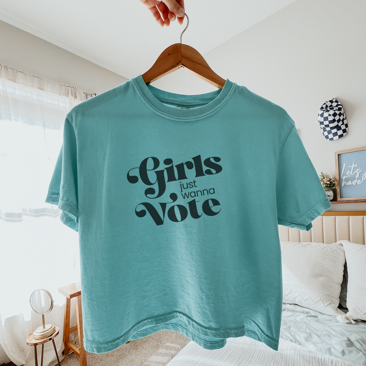 Girls Just Wanna Vote | Mid-Length Crop Top