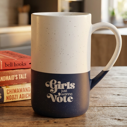 Girls Just Wanna Vote | Color Dipped Ceramic Mug
