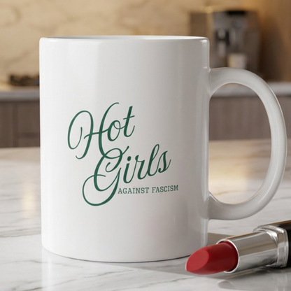 Hot Girls Against Fascism | 20 Oz Mug