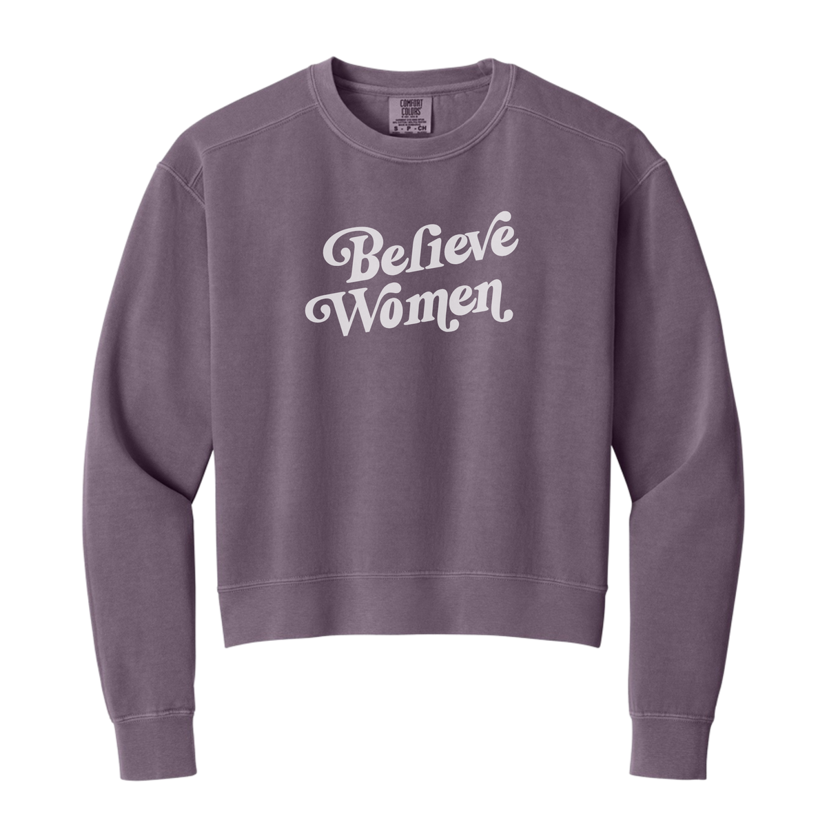 Believe Women | Mid-Length Crewneck Sweatshirt