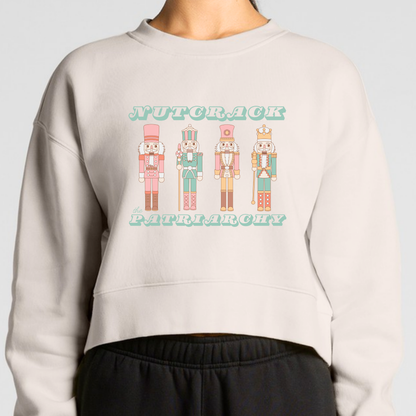 Nutcrack the Patriarchy | Cropped Sweatshirt