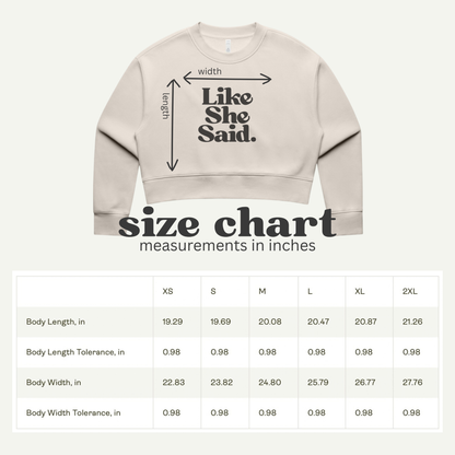 Nutcrack the Patriarchy | Cropped Sweatshirt