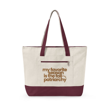 Fall of the Patriarchy | Canvas Tote Bag