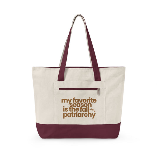 Fall of the Patriarchy | Canvas Tote Bag