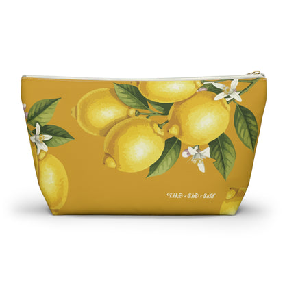 If I'm Too Much, Go Find Less Lemons & Blossoms | T-Bottom Accessory Bag