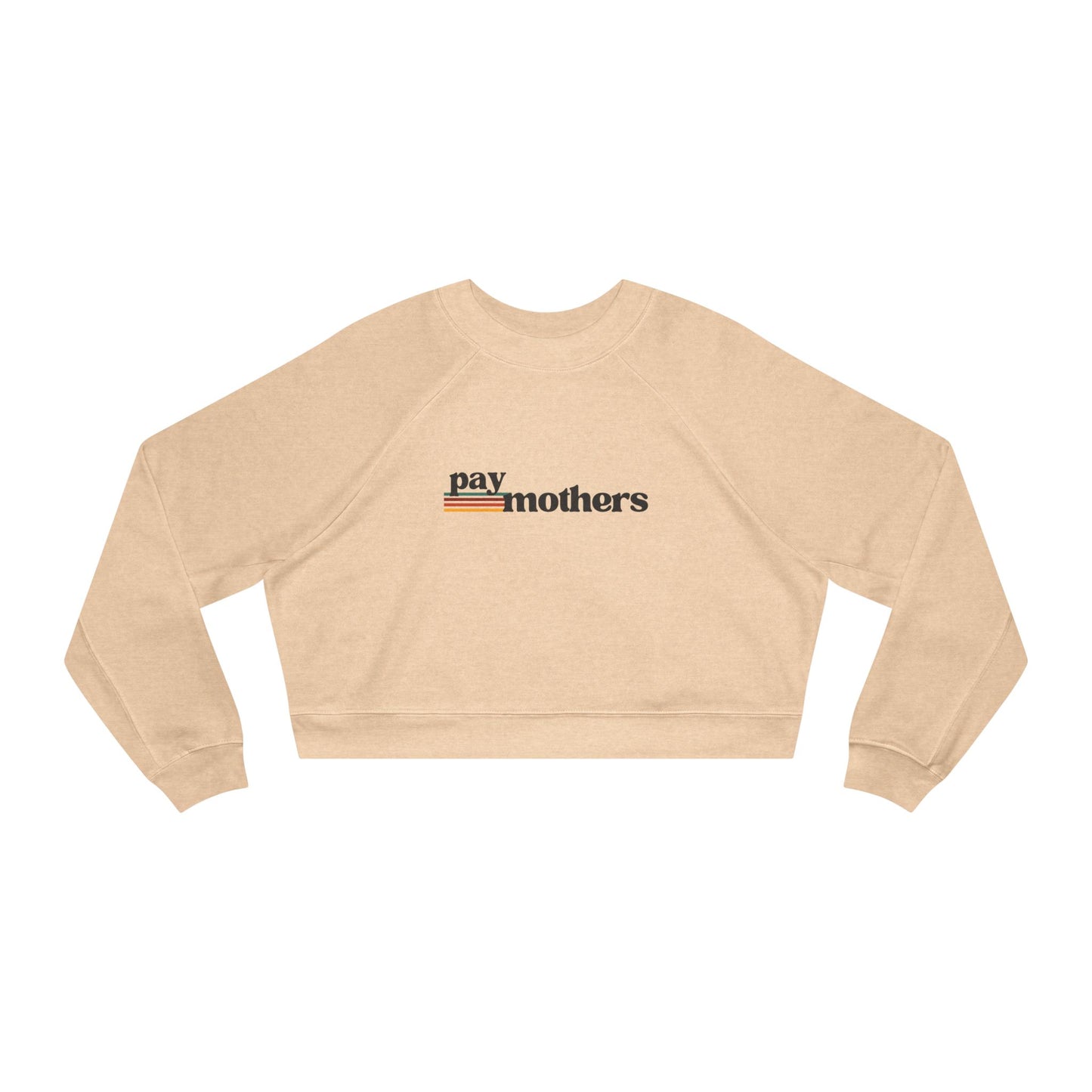 Pay Mothers | Cropped Fleece Sweatshirt