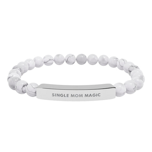 Single Mom Magic | 18K Gold-Plated Chakra Stone Bracelet