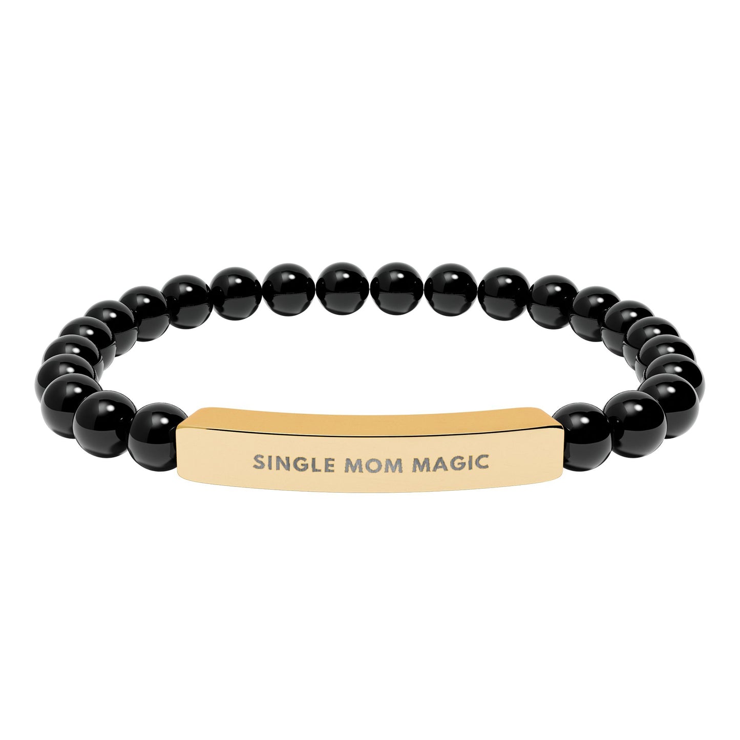 Single Mom Magic | 18K Gold-Plated Chakra Stone Bracelet