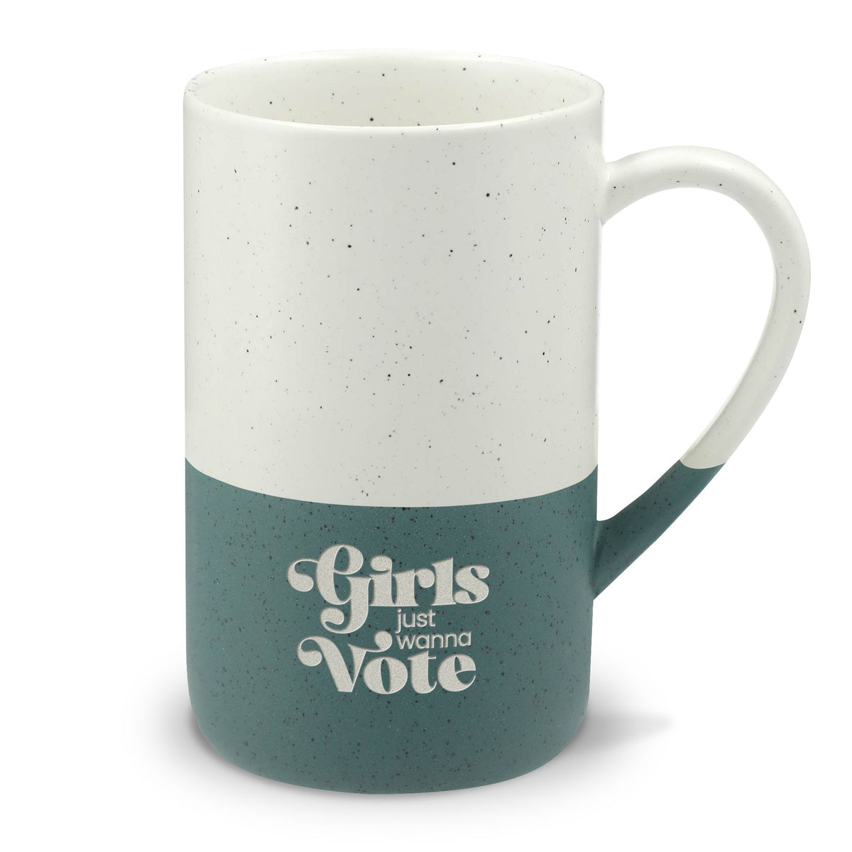Girls Just Wanna Vote | Color Dipped Ceramic Mug