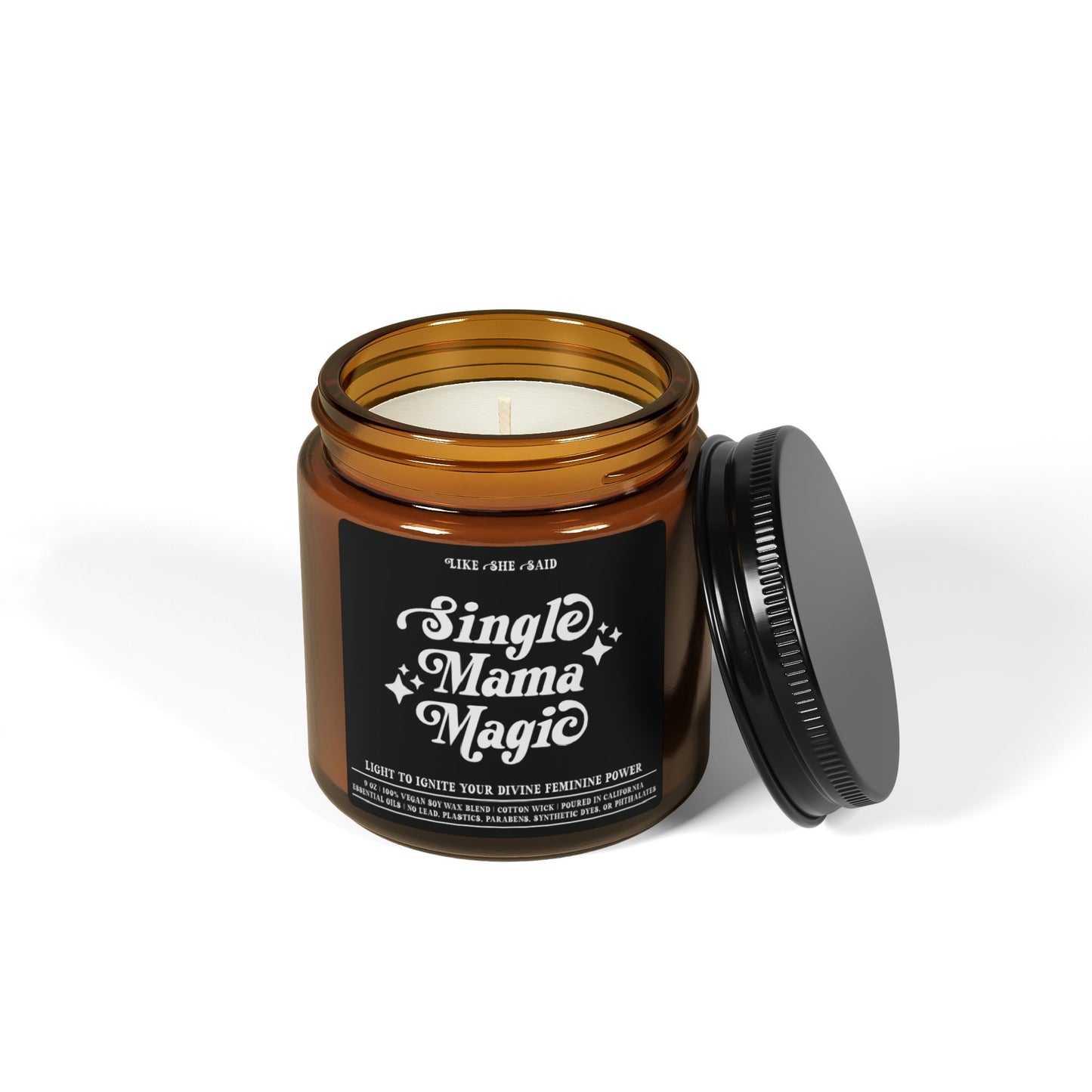 Single Mama Magic Clean Ingredient Scented Vegan Soy Candle | Mother's Day Gift