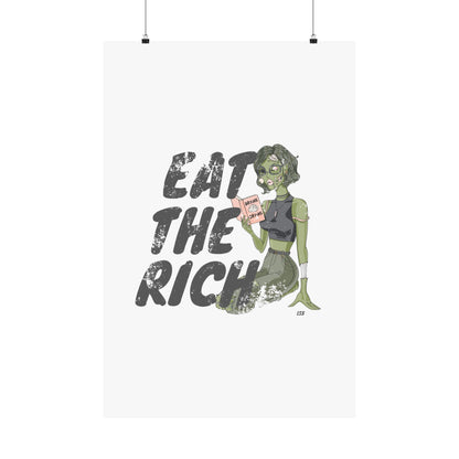 Eat the Rich Educated Zombie | Wall Art