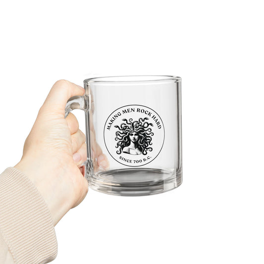 Medusa: Making Men Rock Hard Since 700 B.C. | Glass Coffee Mug